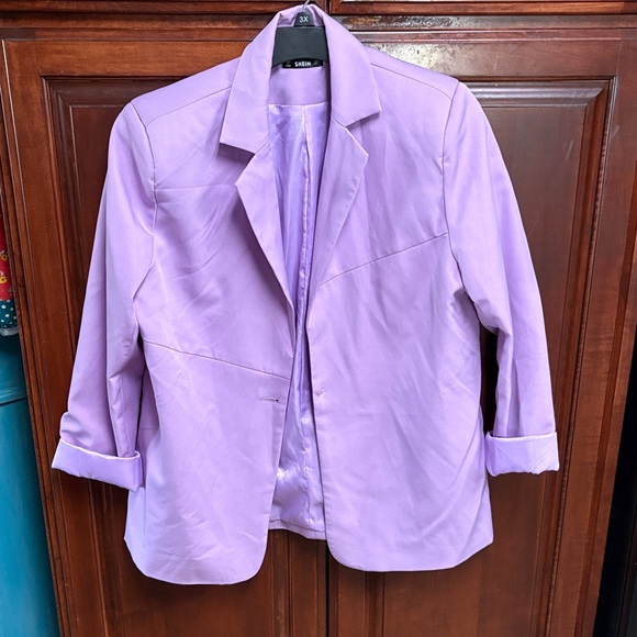 SHEIN Light Purple Women's Blazer - Picture 1 of 6